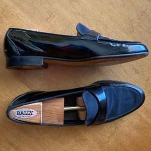 SALVATORE FERRAGAMO MEN’S LOAFERS TUXEDO SHOES SIZE 10.5 BLK